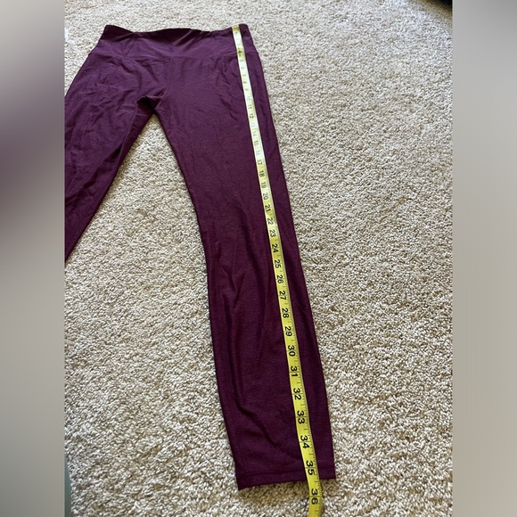Varley Women’s Heather Purple Leggings Size Small 26” Inseam Workout Athleisure - Picture 6 of 9